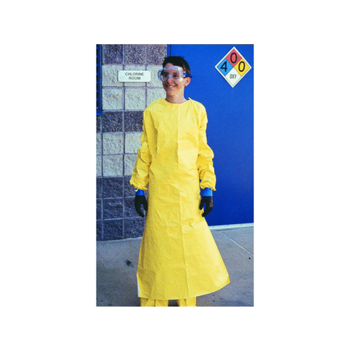 Yellow Tychem 2000 10 Mil Chemical Protective Apron 26" X 52"