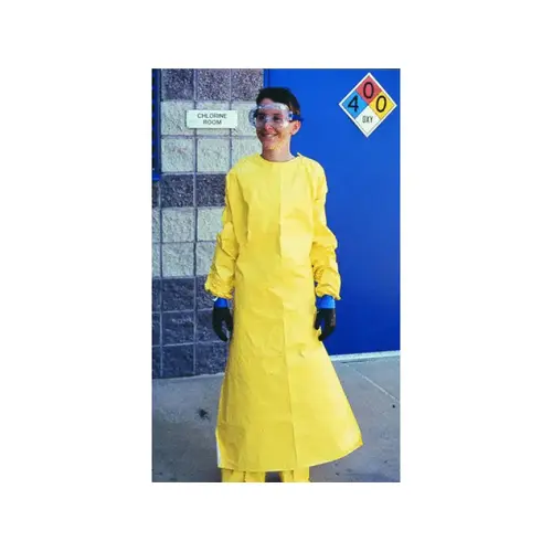 AIRGAS SAFETY INC DPPQC278BYL0000 Yellow Tychem 2000 10 Mil Chemical Protective Apron 26" X 52"