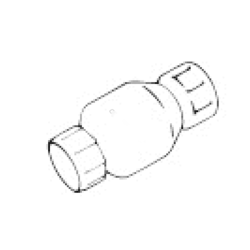 1.25" Pvc Ips 2 Spring Check Valve S X S