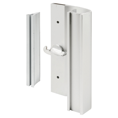 Right Hand Aluminum Hook-Style Surface Mount Handle 4" Screw Holes for Premier Doors