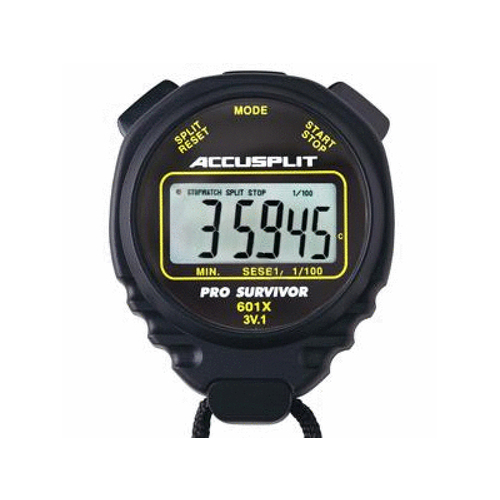 ACCUSPLIT INC A601XBK Black Accusplit A601x Pro Survivor Stopwatches