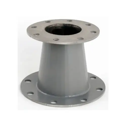 10" X 5" Stainless Steel Commercial Concentric Reducer For Lt Duty Pump System Gray