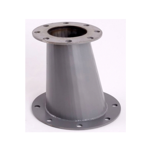 Fluidtrol Process Technologies RE6043S 4" X 3" Stainless Steel Commercial Eccentric Reducer For Light-duty Pump System Gray