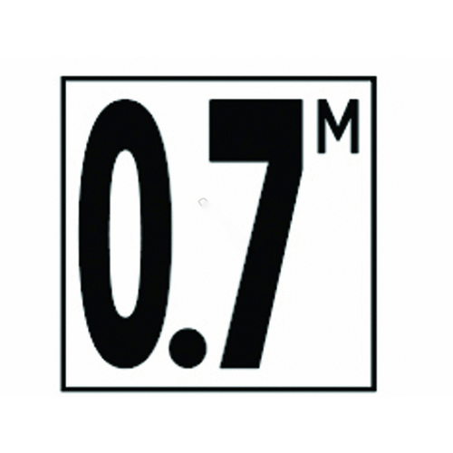 5in Non-skid Metric 0.7 M Depth Marker