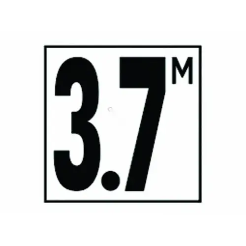 5in Non-skid Metric 3.7 M Depth Marker