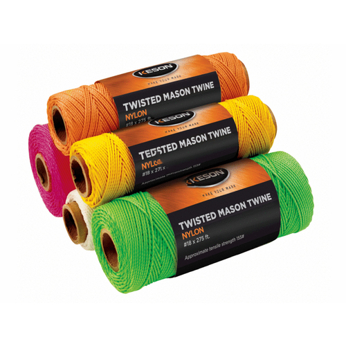 275' Twisted Nylon Mason Line Yellow