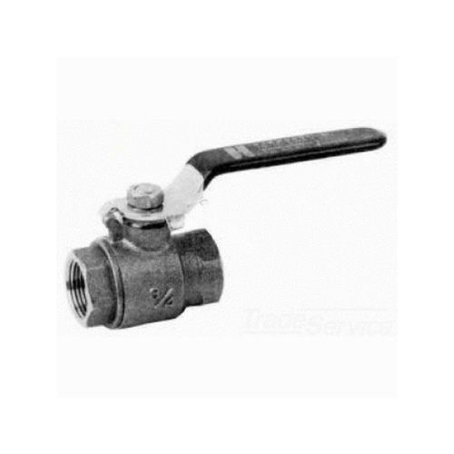 HAMMOND VALVE CORPORATION 8301A 2 2" Two-piece Bronze Ball Valve Full Port With Threaded Ends 150 Swp 600 Wog