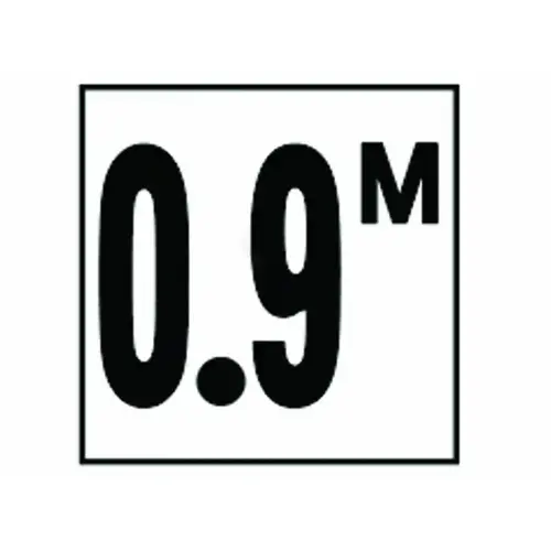 4in Smooth Metric 0.9 M Depth Marker