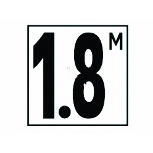 5in Non-skid Metric 1.8 M Depth Marker