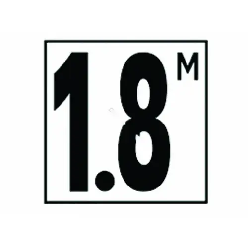 5in Smooth Metric 1.8 M Depth Marker