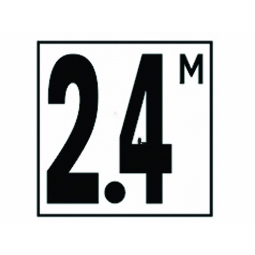 5in Non-skid Metric 2.4 M Depth Marker