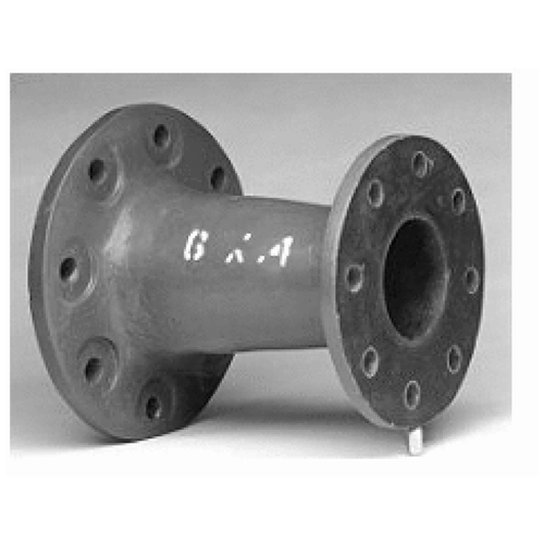 6" X 3" Eccentric Fiberglass Reducer Gray