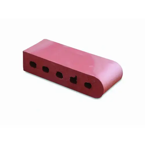 Pacific Clay Brick Products 074572000 Bkrf-9  9" Red Flashed Kord Bullnose