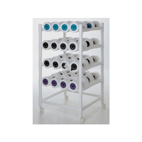 HYDRO-FIT AQUATIC FITNESS GEAR 146 54"h X 27"d X 42"w White Hand Buoy Storage Rack