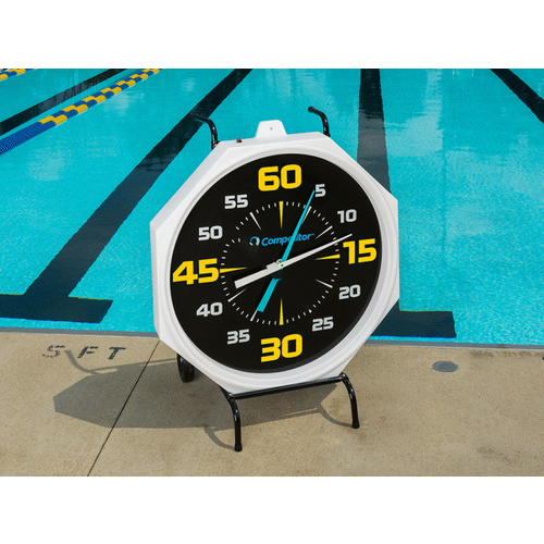 COMPETITOR 200605 31" Black Face Portable Pace Clock W/ Battery