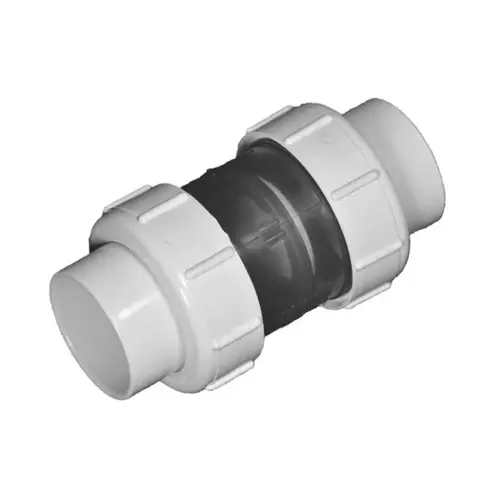 2" Compact True Union Spring Check Valve Clear