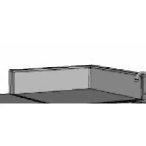 Tejas Originals RTF90C-DBL-BKSP 7" Kitch Cab Outdoor Raised Backsplash