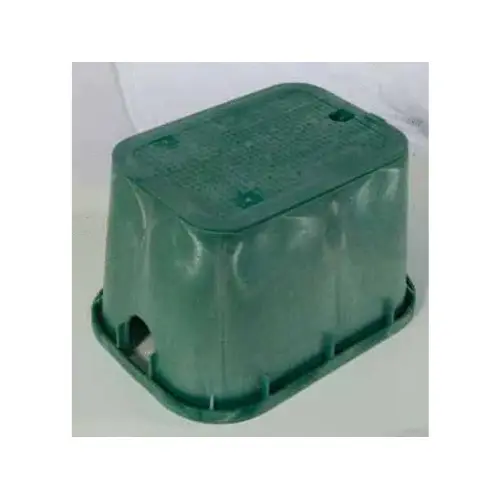 24" X 13" Green Super Jumbo Box With Hex Bolt Fastener And Lid