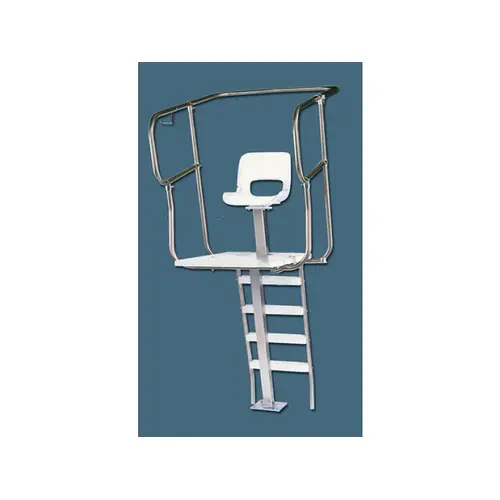 Spectrum Products 36521 6' Hyalite Permanent Lifeguard Chair With 360 degree Swivel