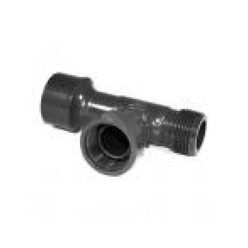 Dura Plastics Products Inc 301-011 1" X 1" X 1" Multi-port Manifold Tee Slip X Mipt X Swivel