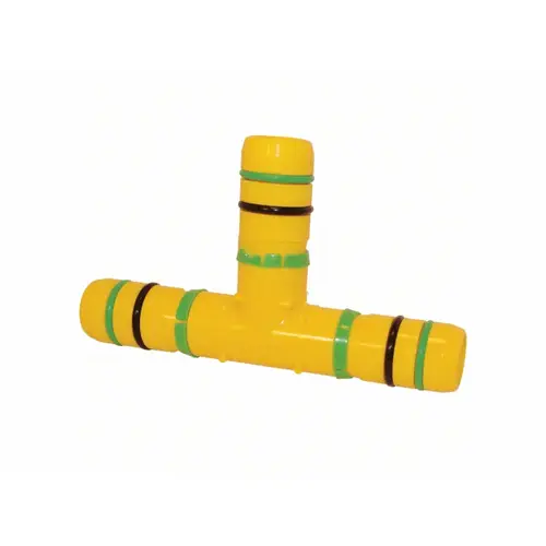 King Innovation BLZ 1401-010 Blazing Fast Fittings 1" X 1" X 1" Insert Tee 25 Pack