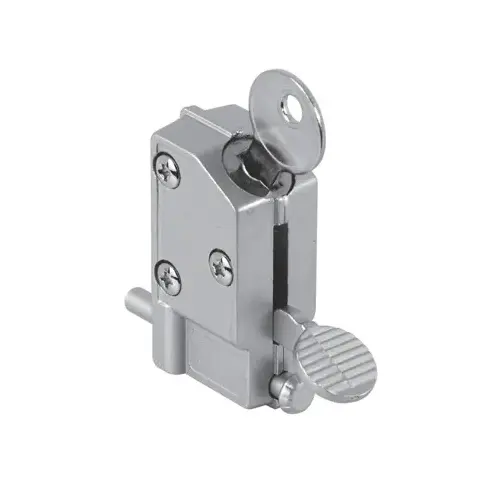 Keyed "Step-On" Patio Door Lock Aluminum