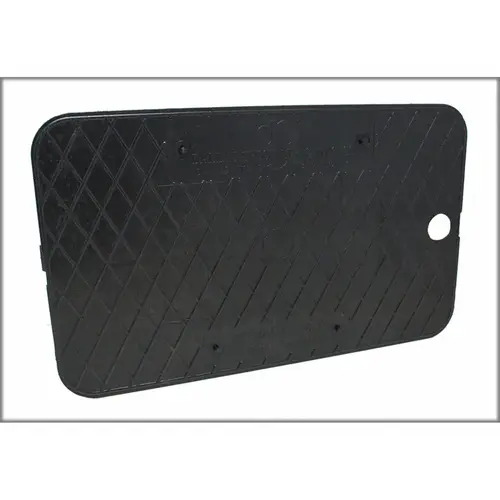 Dallas Specialty 10" Rect Valve Box Lid Black