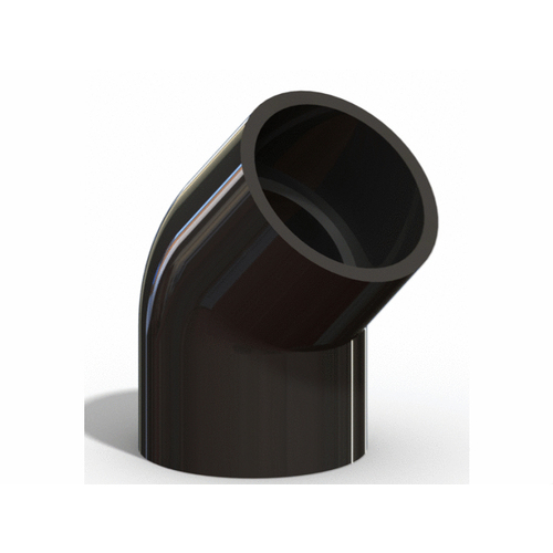 1 1/2'' Slip Black Pvc 45 Degree Elbow For Solar Pool Heater