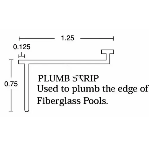 8' Regular W/ Tie Wire & Wht Plumb Strip White - pack of 14