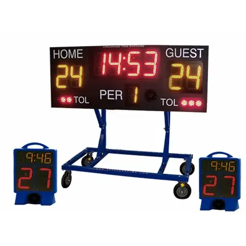 COLORADO TIME SYSTEMS DC-1500 Water Polo/deck Clock Pair