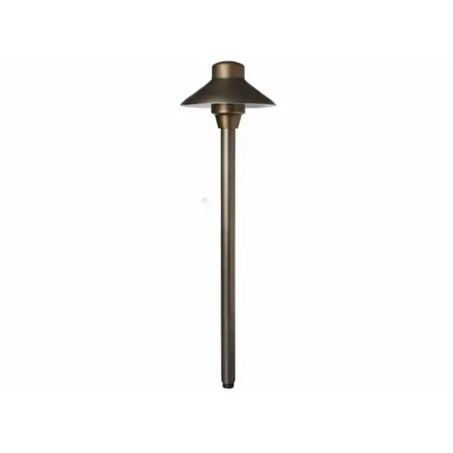 Weathered Brass Lancer 6 Area Light With 36" Stem No Lamp