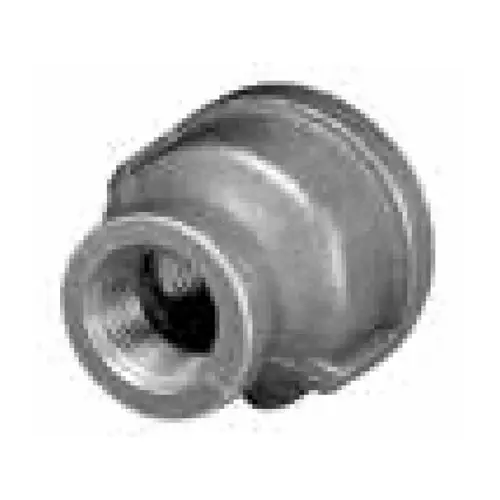 2" X 1.25" Galvanized Malleable Reducing Coupling