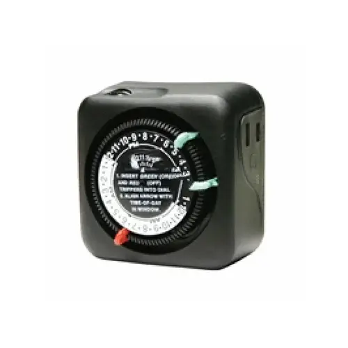 Intermatic TN111RM40 24-hour Outdoor Mechanical Plug-in Timer