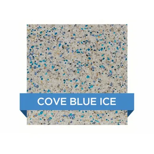 80 Lb Sunstone Pearl Ice Pebble Pool Finish Cove Blue