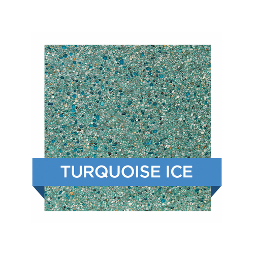 80 Lb Sunstone Pearl Ice Pebble Pool Finish Turquoise