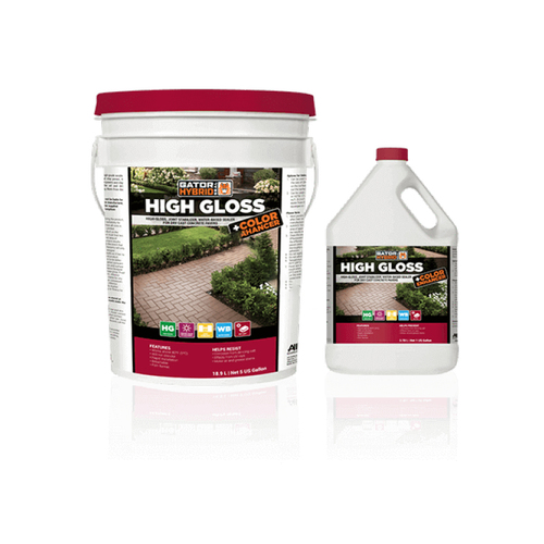 ALLIANCE DESIGNER PRODUCTS GATORYHYBRID45 Gatorhybrid45 5gal Hybrid Water Base High Gloss Enhancer