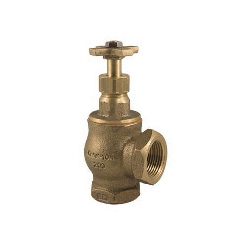 Champion 1.5" Manl Angle Valve W/ Rising Swivel