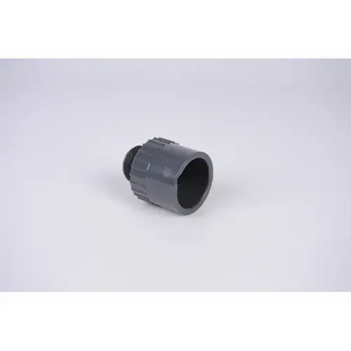 1" X 1.25" Gray Sch 80 Pvc Reducing Male Adapter Mipt X Slip