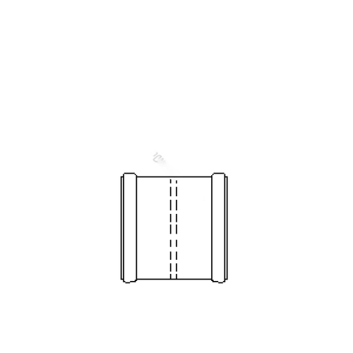 GPK PRODUCTS, INC. 105-0004 Gpk Products 4" Coup Gasketed Sewer Fitting