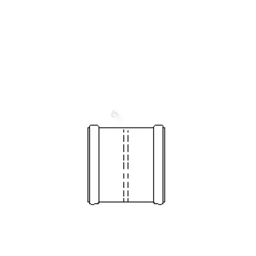 GPK PRODUCTS, INC. 105-0004 Gpk Products 4" Coup Gasketed Sewer Fitting