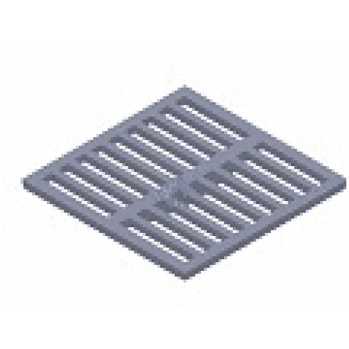 D & L SUPPLY I-2817 Cast Iron Drain Grate V64box