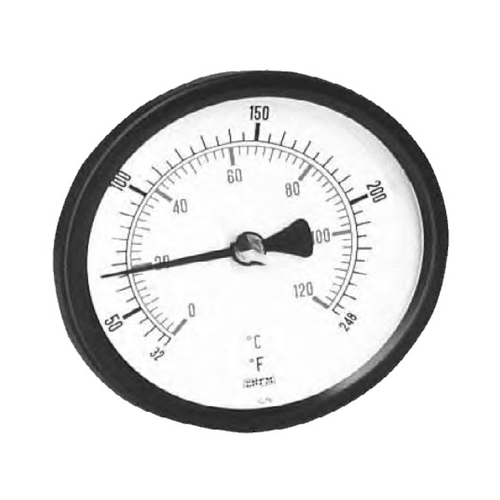 Thermometer 2.5" Black