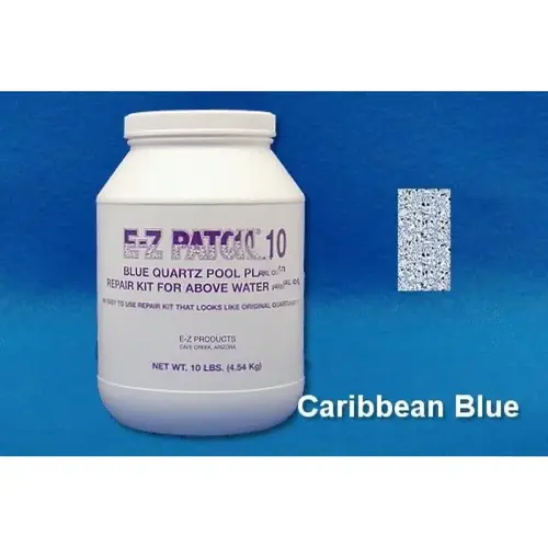 E-Z Products EZP-293 10 Lb E-z Patch 10 Quartz Plaster Repair Caribbean Blue