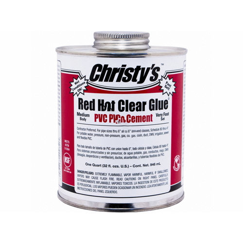 Glue Red Hot Clear Low Voc - Quart