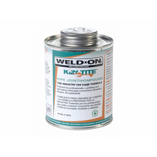 Weld-On 10063 Qt 505 Green Key-tite Pipe Sealant