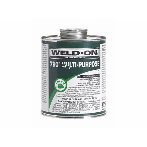 IPS Corporation 10260 Multi-Purpose Weld On Cement 1/4 Pint Clear
