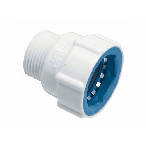 HYDRO-RAIN INC. 08678 Hydro-rain 1" Pvc-lock X 1" Mpt Adapter