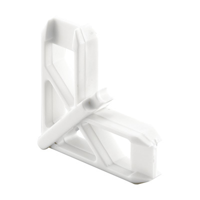 White Andersen 1" x 7/16" Plastic Screen Frame Corner - pack of 20