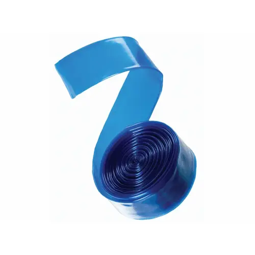 PoolStyle QT-0316-01 1.5" X 25' Shrinkwrapped Backwash Hose Transparent Blue