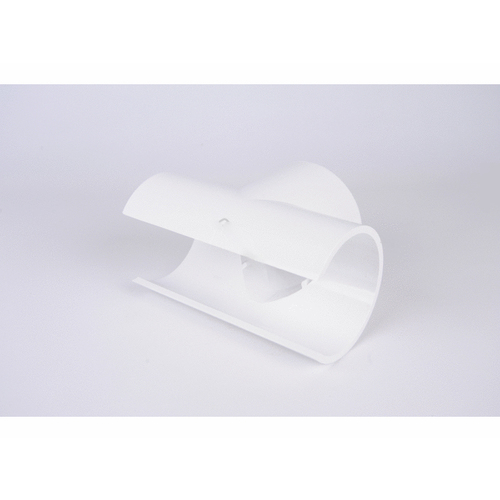 Dura Plastics Products Inc 463-040 4" X 4" White Sch 40 Pvc Snap Tee Snap X Slip